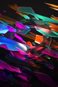 Abstract Colorful Shape 4k