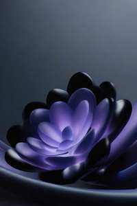 Abstract Flower 5k (640x960) Resolution Wallpaper