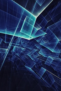 Abstract Geometry Glass 4k (480x800) Resolution Wallpaper
