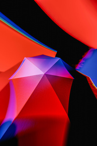 Abstract Geometry In Vibrant Motion (1080x2280) Resolution Wallpaper