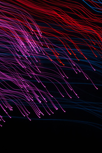 Abstract Lines Glowing Waves (720x1280) Resolution Wallpaper