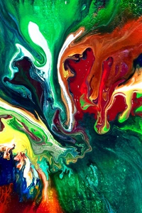 Abstract Paint Swirl