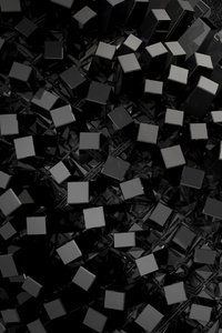 480x854 Abstract Polygon 3d Grid Art