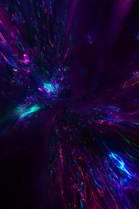 Abstract Space Scifi Digital Art 4k
