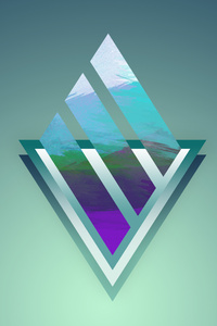 720x1280 Abstract Triangle Background