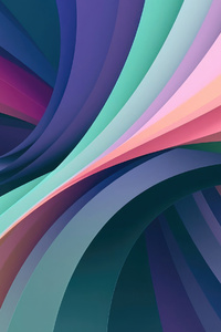 1440x2560 Abstract With Shadows Colors Waves 4k
