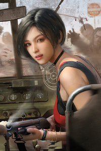 Ada Wong Resident Evil 4k (240x400) Resolution Wallpaper
