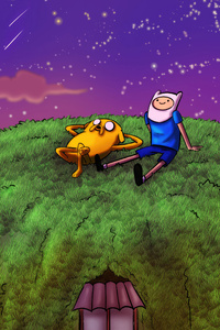 Adventure Time 5k (240x400) Resolution Wallpaper