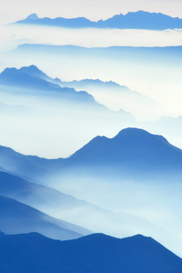 Aerial View Of Mountain High Angle Shot (2160x3840) Resolution Wallpaper