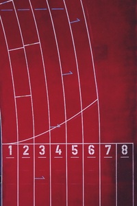 Aerial View Of Racing Track Numbers (720x1280) Resolution Wallpaper