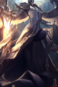 Aether Wing Kayle League Of Legends (1280x2120) Resolution Wallpaper