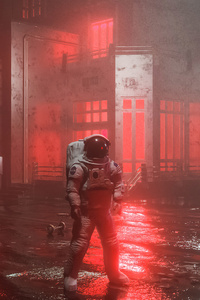 After Destruction Astronaut 4k