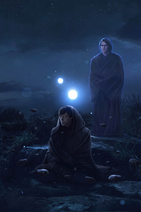Ahsoka Lukeskywalker Anakin Skywalker In Ahsoka (1080x2160) Resolution Wallpaper