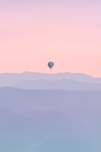 800x1280 Air Balloon Minimal Morning