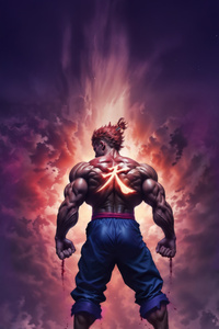Akuma Street Fighter (480x854) Resolution Wallpaper