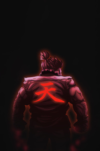 Akuma The Fighter 5k (320x568) Resolution Wallpaper