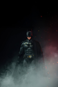 Alan Ritchson As The Batman (320x480) Resolution Wallpaper