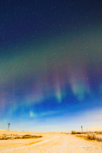 Alberta Farm Night Sky (240x320) Resolution Wallpaper