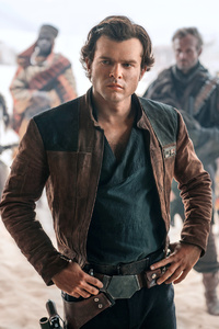 Alden Ehrenreich As Han Solo In Solo A Star Wars Story (320x568) Resolution Wallpaper