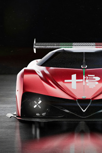 Alfa Romeo Concept Supercar 4k (480x800) Resolution Wallpaper
