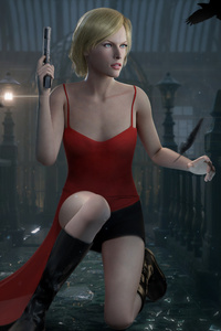 Alice Resident Evil Digital Art 4k (640x1136) Resolution Wallpaper