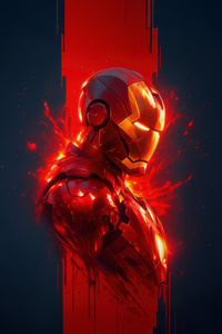 All Hero Iron Man Legacy (240x320) Resolution Wallpaper