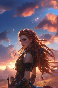 Aloy Horizon Forbidden West Ps5 2025 (720x1280) Resolution Wallpaper