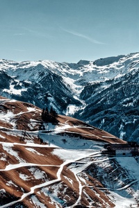 Alps Mountains 5k (320x568) Resolution Wallpaper