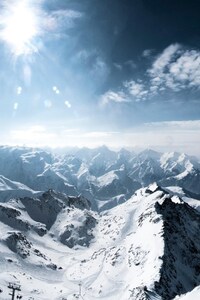 1440x2960 Alps Snow