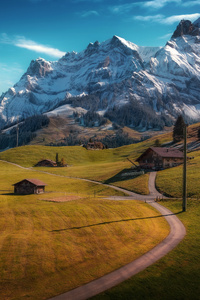 1080x1920 Alps Switzerland Mountains 5k