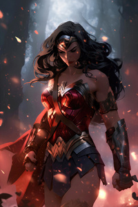 Amazonian Explorer Wonder Woman (2160x3840) Resolution Wallpaper