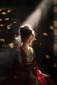 An Asian Girl Embracing Ancient Attire (1080x1920) Resolution Wallpaper