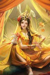 640x1136 Ancient Fantasy Girl