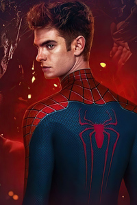 Andrew Garfield As Spiderman (1080x2280) Resolution Wallpaper