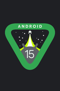 Android 15 Logo (640x1136) Resolution Wallpaper