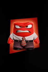Anger In Inside Out 2 Movie 2024 8k (1440x2960) Resolution Wallpaper
