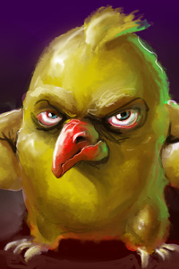 Angry Bird 4K Artwork