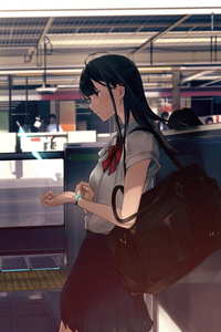 Anime Girl After School 8k