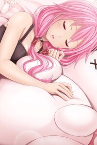 Anime Girl Sleeping (320x480) Resolution Wallpaper