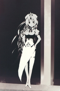 Anime Girl Standing Door 8k