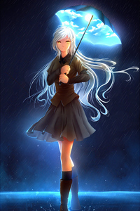 2160x3840 Anime Girl Umbrella