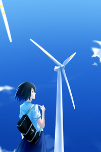 Anime Girl Windmill