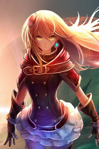 Anime Girl With Powers 4k (640x1136) Resolution Wallpaper