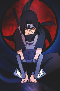 1080x2160 Anime Naruto Minimalism