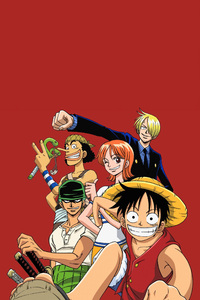 1280x2120 Anime One Piece Minimal 5k