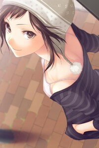 480x854 Anime Original Character Girl