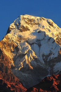 Annapurna Massif Mountain Range Nepal 4k (750x1334) Resolution Wallpaper