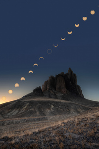 Annular Solar Eclipse (640x1136) Resolution Wallpaper