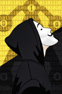 Anonymous Hacker Chronicles (1080x1920) Resolution Wallpaper