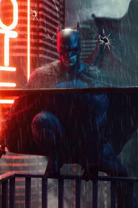 Another Knight In Gotham (640x960) Resolution Wallpaper